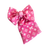 Hot Pink LV Bow