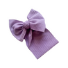 Purple Ribbed Headwrap