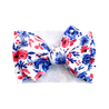 USA Floral Headwrap Bow