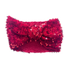Red Sequin Headwrap Bow