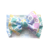 Checkered Flower Bow