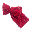 Red Sequin Headwrap Bow