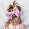 Lilac Eyelet Bow