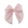 Rose Pink Silk Fable Bow