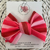 Pink Stripes Bow