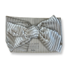 Champagne Ribbed Bow Headwrap