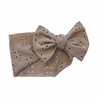 Taupe Eyelet Bow
