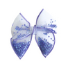 Purple Confetti Shaker Bow