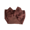 Chocolate Triangle Textured Bow