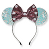 White Silhouette Ears Headband