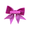 Hot Pink Velvet Bow Clip
