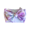 Multicolored Tie Dye Bow