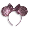 Dark Pink Swirl Ears Headband