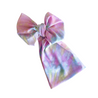 Pastel Glitter Tie Dye Swim Bow