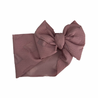 Mauve Triangle Textured Bow