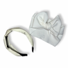Mommy and Me Ivory Silk Headband + Bow